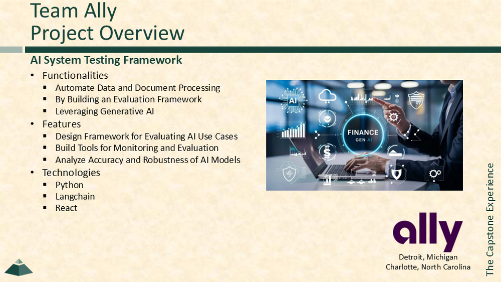 Capstone Experience Photo